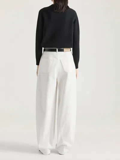 Givenchy Womens Black Brand-intarsia Round-neck Wool And Cashmere Sweater In Black
