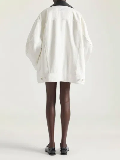 Givenchy Denim Parka In Multi