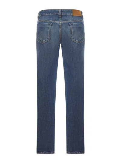 Incotex Cotton Denim Jeans In Blue
