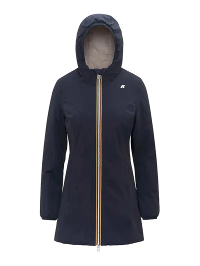 K-way Denise St Warm Double Clothing In Blue