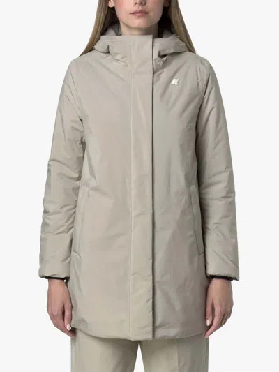 K-way Sophie Soft Touch Marmotta In Neutral