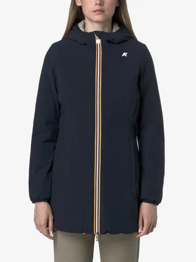 K-way Denise St Warm Double Clothing In Blue