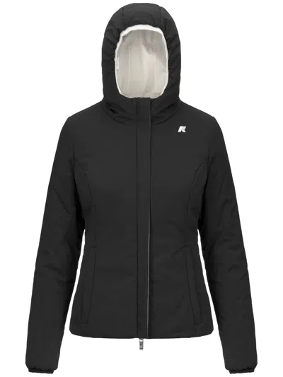 K-way Lily Hooded Quilted Jacket In White