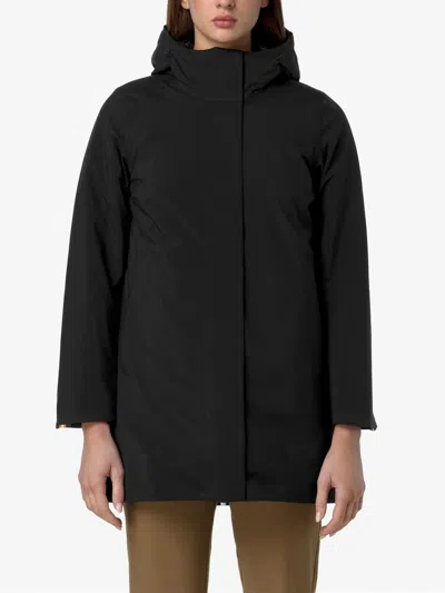 K-way Mathiel Bonded Padded Clothing In Black