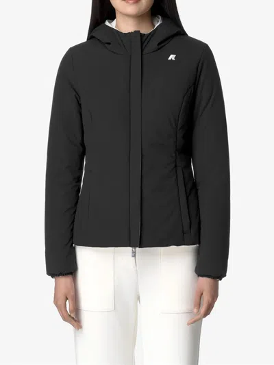 K-way Lily Hooded Quilted Jacket In White