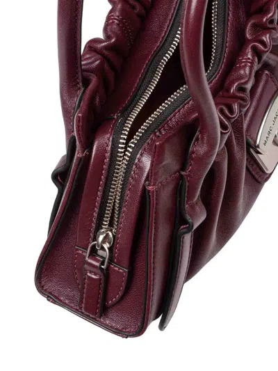 Marc Jacobs The Cristina Small Satchel Leather Cross-body Bag In Purple