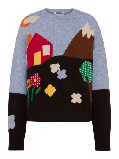 Moschino Sweater In Multi