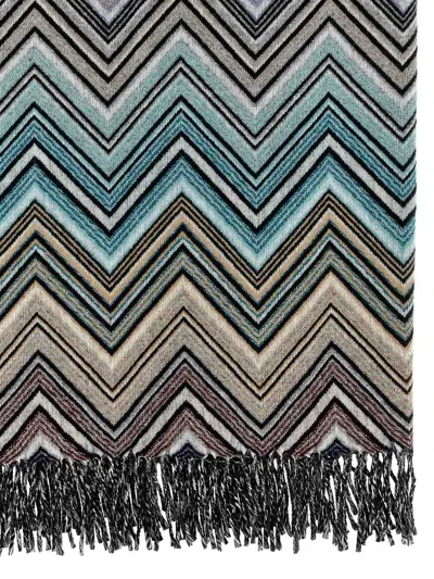 Missoni Perseo Plaid In Blue