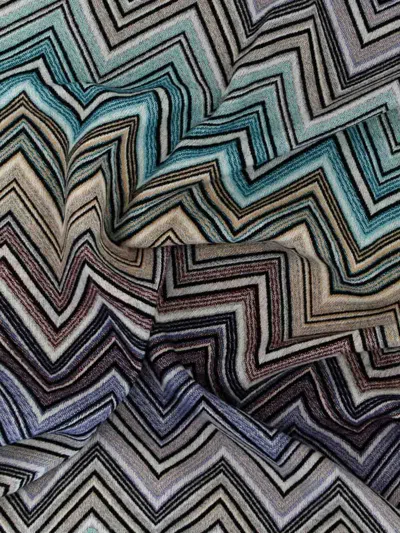 Missoni Perseo Plaid In Blue