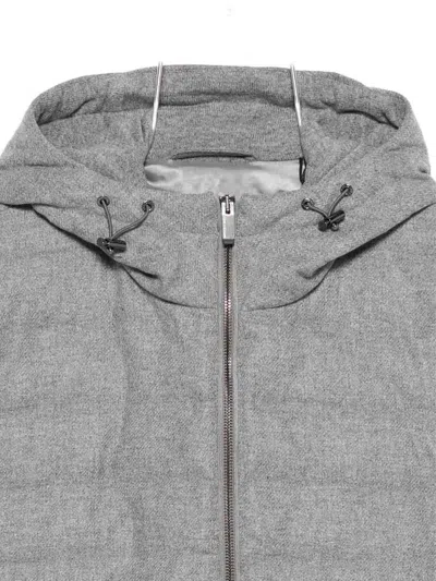 Paul & Shark Versatile Hooded Knitwear Featuring Pockets In Gray