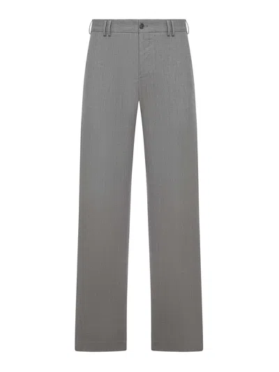 Pt Torino Michael Tailored Wool Trousers In Gray
