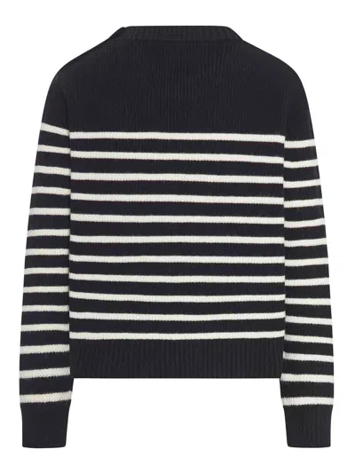 Roberto Collina Crew Neck Wool Sweater In Animal Print