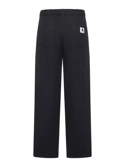 Sacai Duck  Pants In Black