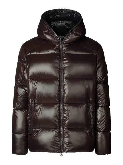 Save The Duck Edgard Nylon Down Jacket In Brown