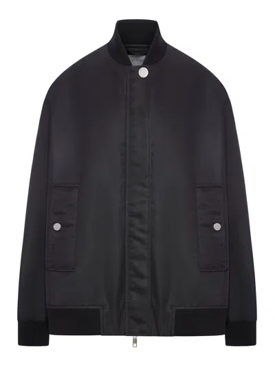 Sportmax Relaxed Fit Bomber Jacket Agape In Black