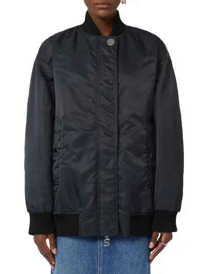 Sportmax Relaxed Fit Bomber Jacket Agape In Black