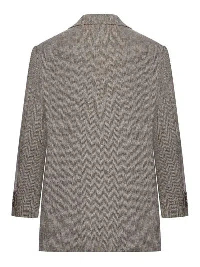 Tagliatore Woman Jacket Clothing In Gray