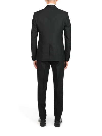 Tagliatore Dress With Vest In Black