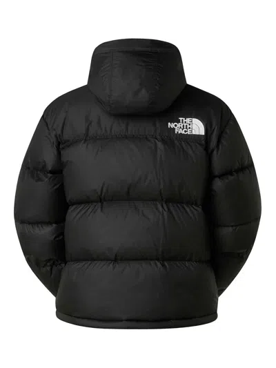 The North Face Nuptse Water Repellent 700 Fill Power Down Short Puffer Jacket In Black