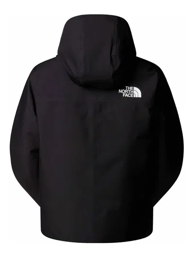 The North Face Mountain Range Hooded Jacket In Black