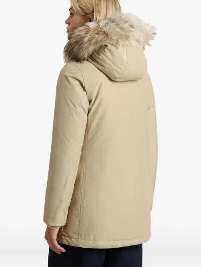 Woolrich Arctic Detachable Fur Parka In Neutral