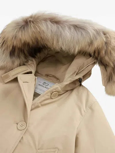 Woolrich Arctic Detachable Fur Parka In Neutral