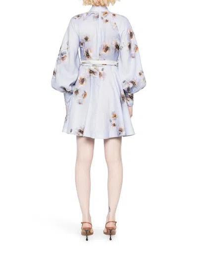 Zimmermann Hypnotic Mini Dress In Pink