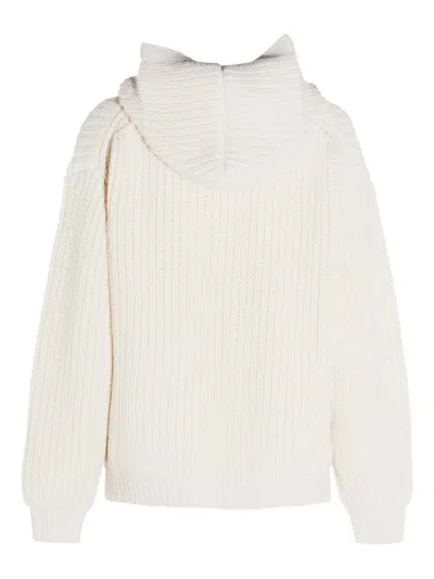 Malo Hooded Zip-up Cardigan In Multi