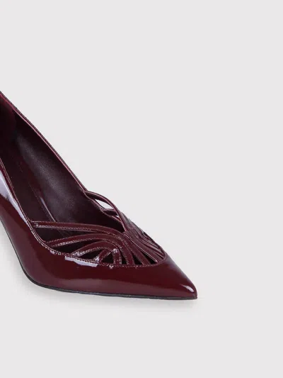 Alevì Milano Gaia Dcollet With Pearl Sculpture In Red