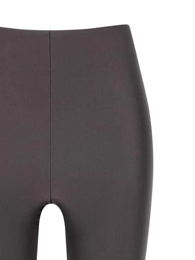 The Andamane High-waisted Stretch Fabric Seamless Leggings In Gray