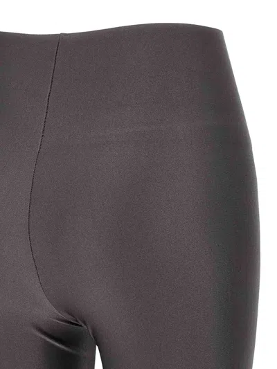 The Andamane High-waisted Stretch Fabric Seamless Leggings In Gray