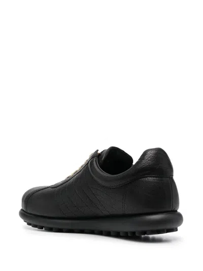 Camper Sneakers In Leather In Black