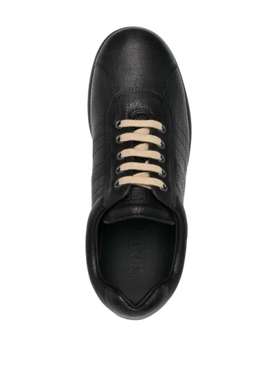 Camper Sneakers In Leather In Black