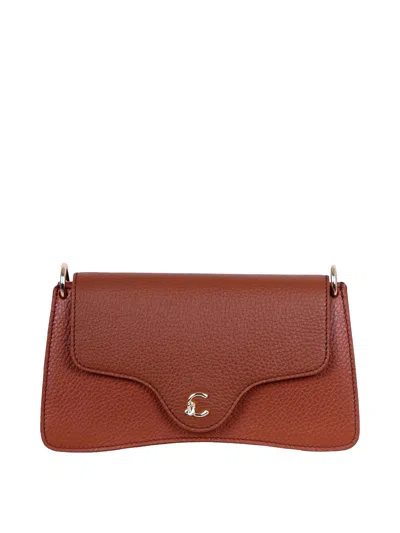 Coccinelle C-me Shoulder Bag In Brown