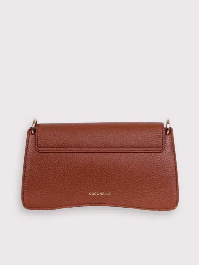 Coccinelle C-me Shoulder Bag In Brown