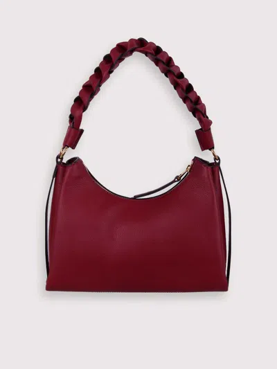 Coccinelle Boheme Shoulder Bag In Purple