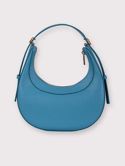 Coccinelle Whisper Mini Shoulder Bag In Blue