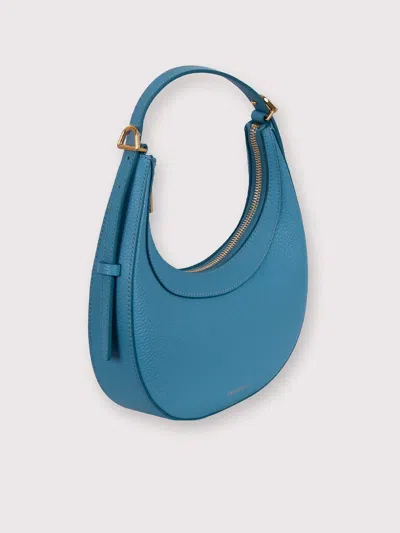 Coccinelle Whisper Mini Shoulder Bag In Blue