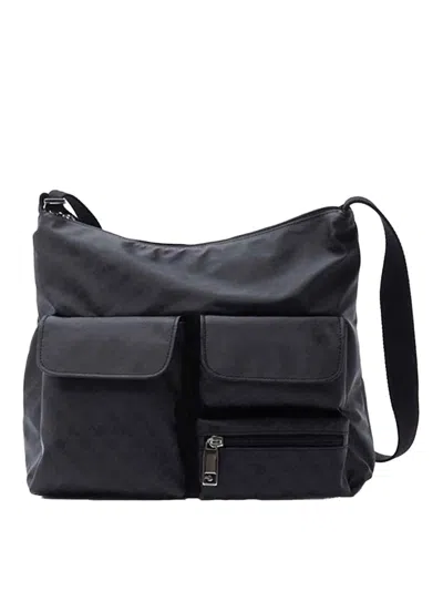 Gherardini Medium Pocket Satchel In Gray