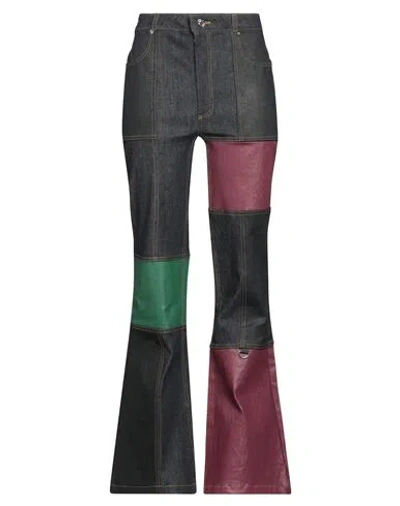 Julia Seemann Woman Jeans Blue Size S Cotton, Elastane In Blue