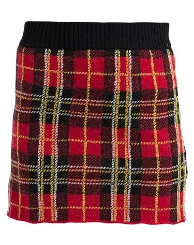 Red Valentino Woman Mini Skirt Red Size S Wool In Red