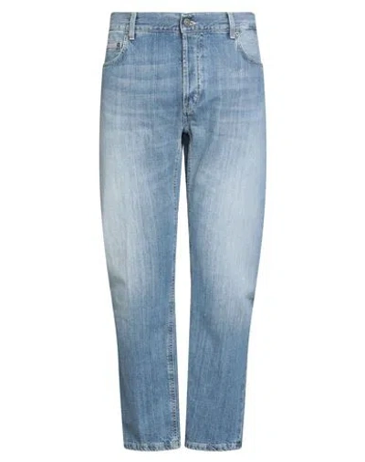 Dondup Man Jeans Blue Size 34 Cotton In Blue