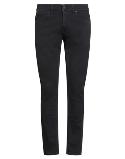 Dondup Man Jeans Blue Size 35 Cotton, Elastomultiester, Elastane In Black