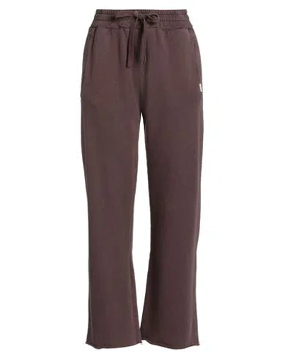 Crossley Woman Pants Chocolate Brown Size M Cotton In Brown