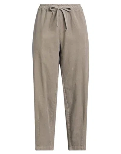 Crossley Woman Pants Khaki Size M Cotton In Brown