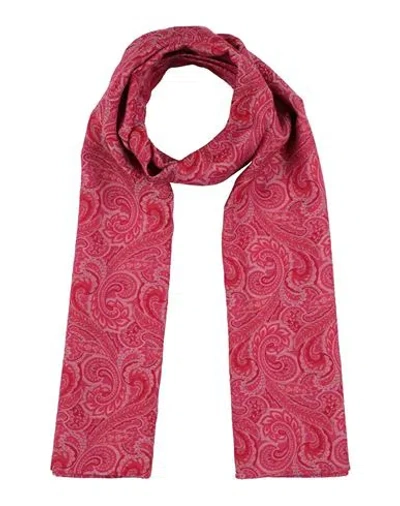 Von Dörnberg Munich Woman Scarf Fuchsia Size - Virgin Wool, Silk In Pink