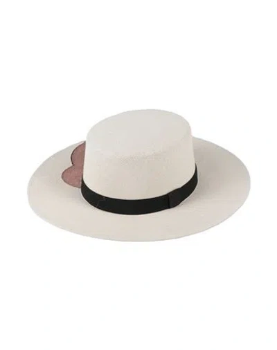 Theme Dresser Woman Hat White Size Onesize Vegetable Fiber In White