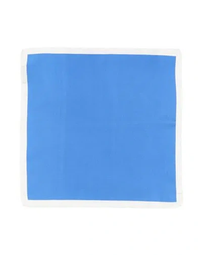 Lester Woman Scarf Bright Blue Size - Silk In Blue