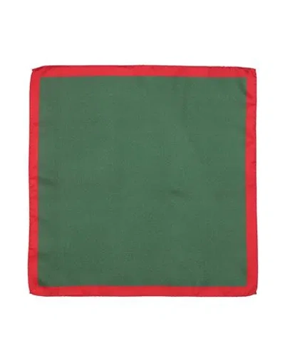 Lester Woman Scarf Military Green Size - Silk In Green