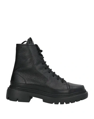 Bally Man Ankle Boots Black Size 9 Calfskin In Black